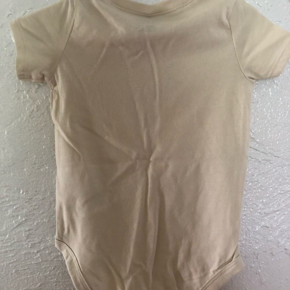 Carter's Bodysuit Kids Size 12M Cream Short Sleeve Daddy's First Father's Day Pr - Picture 5 of 5